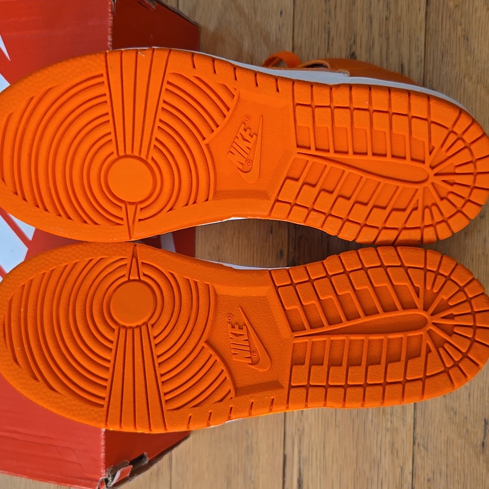 Nike Dunk High SP PS - Syra Use (Oranve Blaze/ White) DD2314 100 2021 - Picture 6 of 14